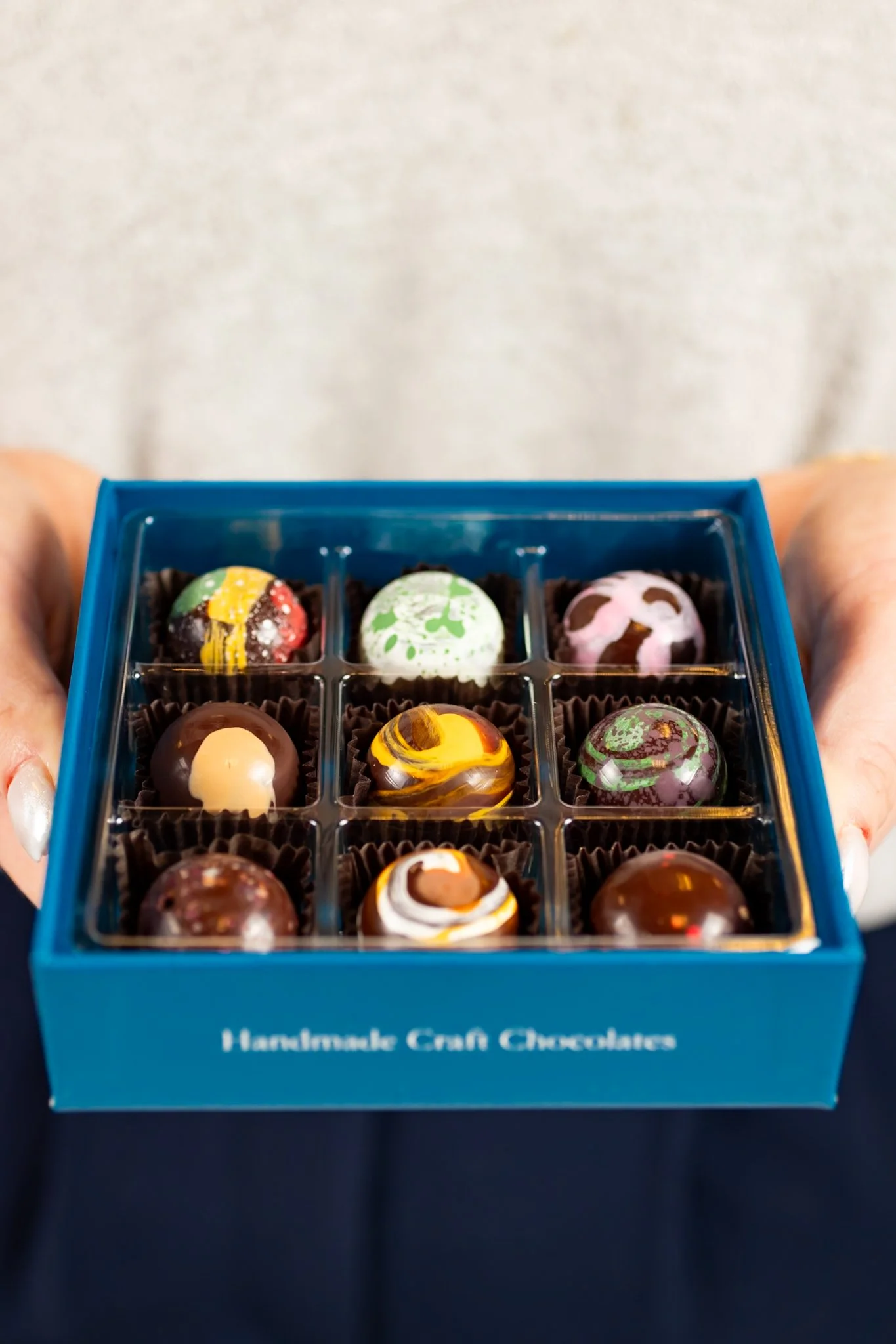 9 Piece Truffle/Bonbon Set — Seabreeze Chocolates